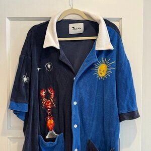 Tombolo Terrycloth Embroidered Shirt